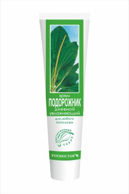 Крем «Подорожник» денний, зволожуючий для будь-якого типу шкіри