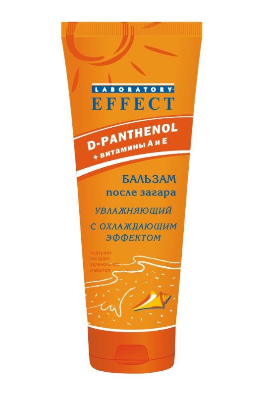 Бальзам «Лабораторія-Ефект» після засмаги зволожуючий з охолоджуючим ефектом