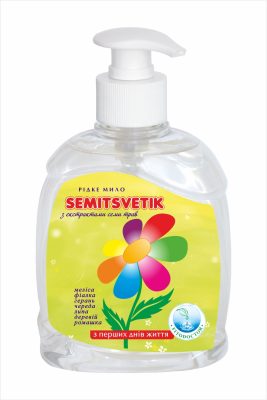 Рідке мило «Semitsvetik» з екстрактами семи трав